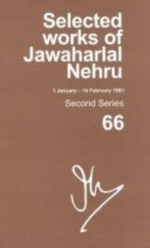 Jawaharlal Nehru valitud teosed, teine ​​seeria, 66. köide