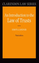 Book cover of: Introduction to the Law of Trusts. By: Simon Gardner
