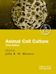 Book cover of: Animal Cell Culture. By: John R. W. Masters