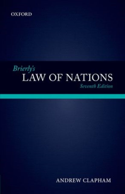 Book cover of: Brierly's Law of Nations