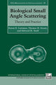 Book cover of: Biological Small Angle Scattering. By: Eaton E. Lattman