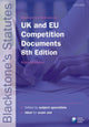 Book cover of: Blackstone's UK & EU Competition Documents. By: Kirsty Middleton