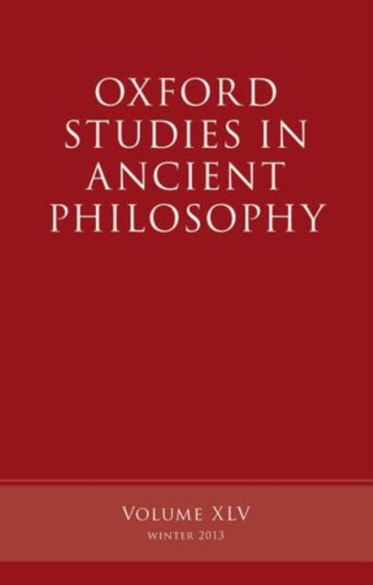 Book cover of: Oxford Studies in Ancient Philosophy, Volume 45. By: Brad Inwood