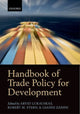 Book cover of: Handbook of Trade Policy for Development. By: Arvid Lukauskas