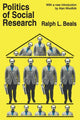 Book cover of: Politics of Social Research