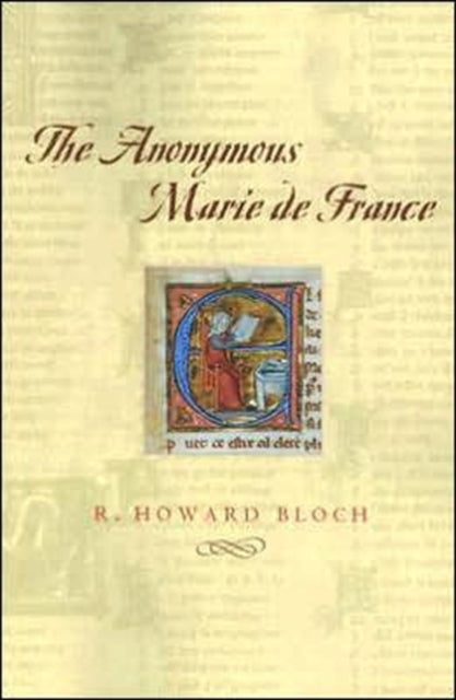Book cover of: Anonymous Marie de France. By: R. Howard Bloch