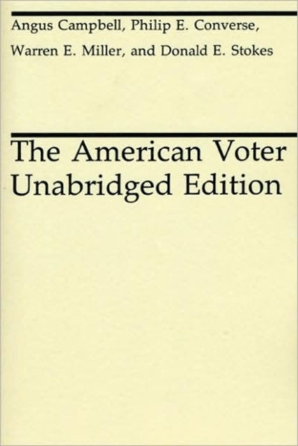 Book cover of: American Voter. By: Angus Campbell