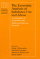 Book cover of: Economic Analysis of Substance Use and Abuse