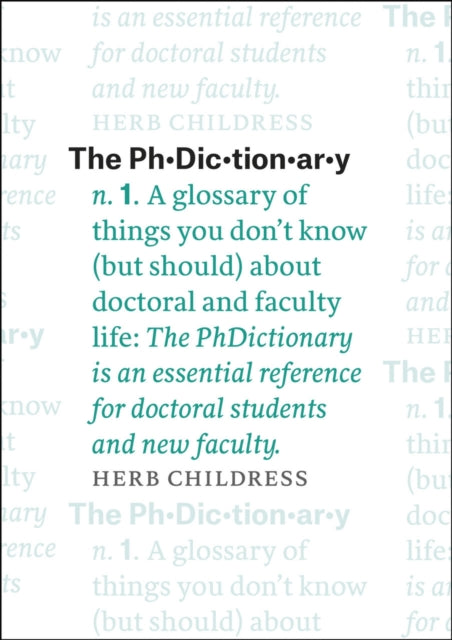 Book cover of: PhDictionary. By: Herb Childress