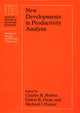 Book cover of: New Developments in Productivity Analysis