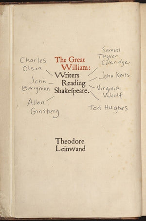 Great William – Writers Reading Shakespeare