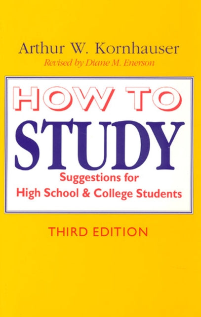 Book cover of: How to Study