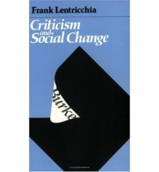 Book cover of: Criticism and Social Change