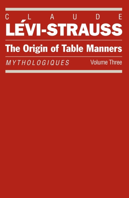 Book cover of: Mythologies Tables Manners