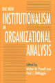 Book cover of: New Institutionalism in Organizational Analysis