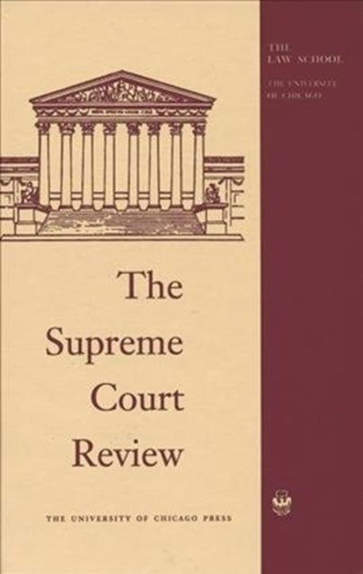 Book cover of: Supreme Court Review, 2019. By: David A. Strauss