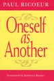 Book cover of: Oneself as Another. By: Paul Ricœur