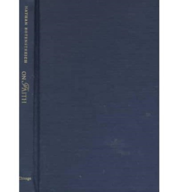 Book cover of: On Faith
