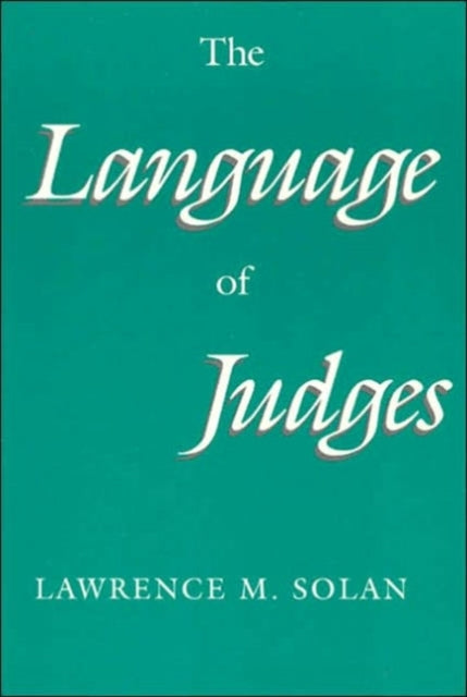 Book cover of: Language of Judges