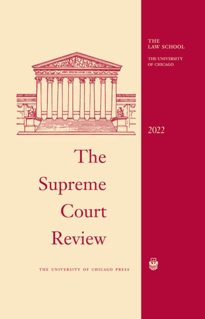 Book cover of: Supreme Court Review, 2022. By: David A. Strauss