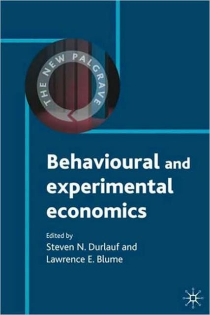 Book cover of: Behavioural and Experimental Economics