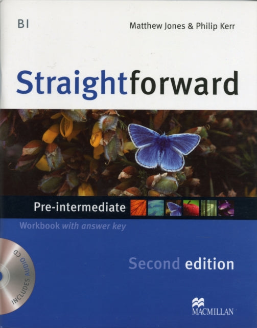 Book cover of: Straightforward 2nd Edition Pre-Intermediate Level Workbook with key & CD Pack