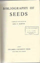 Book cover of: Bibliography of Seeds