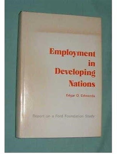Book cover of: Employment in Developing Nations