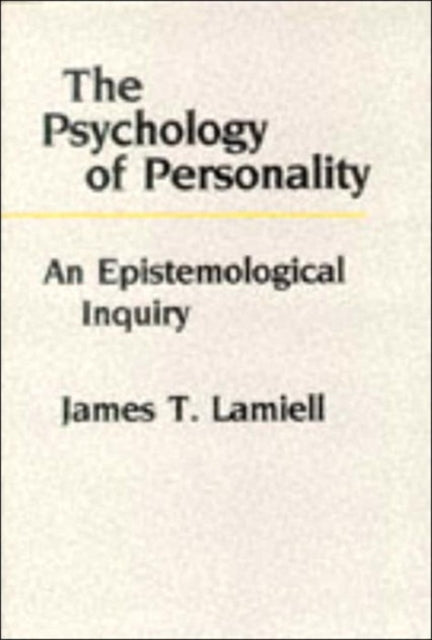 Book cover of: Psychology of Personality