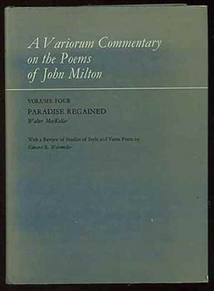 Variorum Commentary of the Poems of John Milton