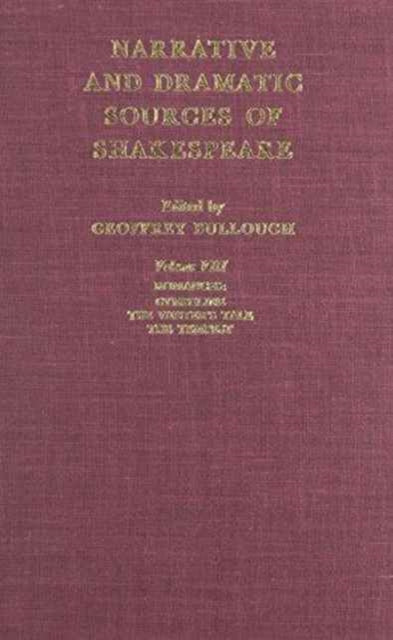 Book cover of: Narrative and Dramatic Sources of Shakespeare. By: Geoffrey Bullough