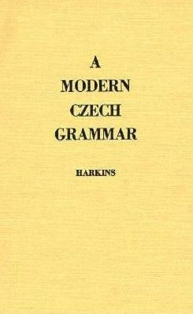 Book cover of: Modern Czech Grammar