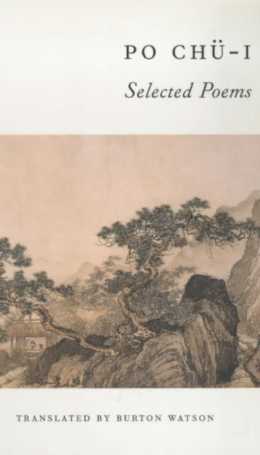 Book cover of: Po Chu-i. By: Burton Watson