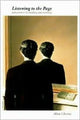Book cover of: Listening to the Page. By: Alan Cheuse