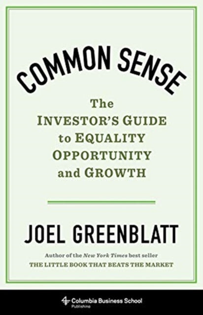 Book cover of: Common Sense. By: Joel Greenblatt
