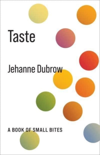 Book cover of: Taste. By: Jehanne Dubrow