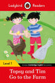 Book cover of: Ladybird Readers Level 1 - Topsy and Tim - Go to the Farm (ELT Graded Reader)