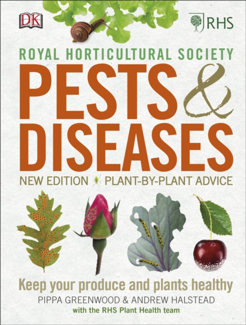Book cover of: RHS Pests & Diseases. By: Pippa Greenwood