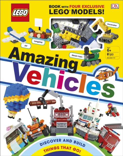 LEGO Amazing Vehicles, Includes Four Exclusive LEGO Mini Models 9780241363508 DK Publishing