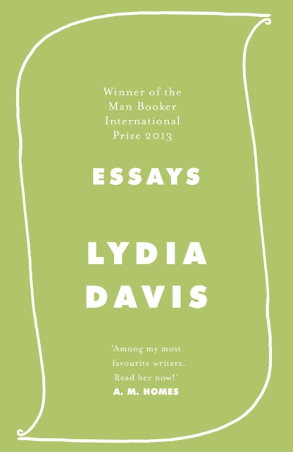 Book cover of: Essays. By: Lydia Davis