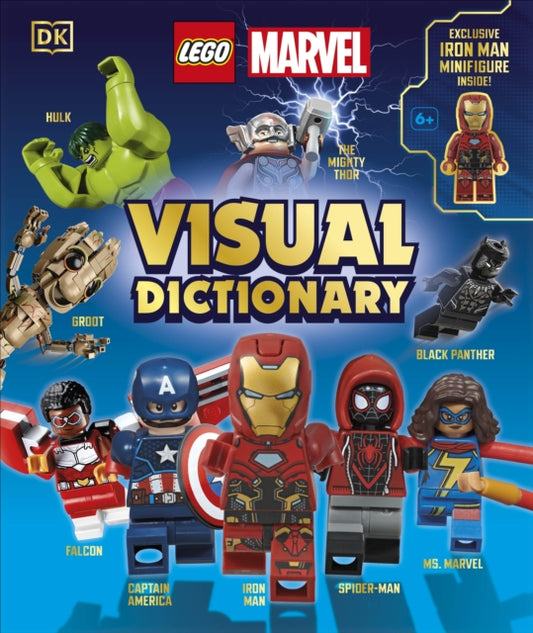 LEGO Marvel Visual Dictionary, With Exclusive LEGO Iron Man Minifigure 9780241621424 DK Publishing