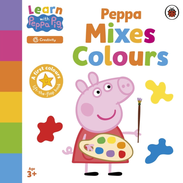 Book cover of: Learn with Peppa: Peppa Mixes Colours. By: Peppa Pig