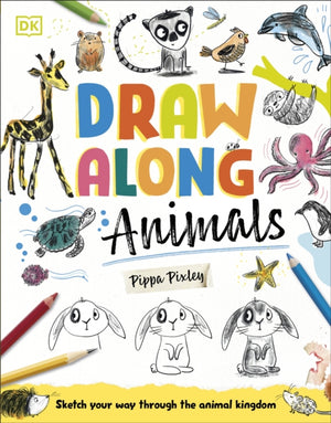 Draw Along Animals, Sketch Your Way Through the Animal Kingdom