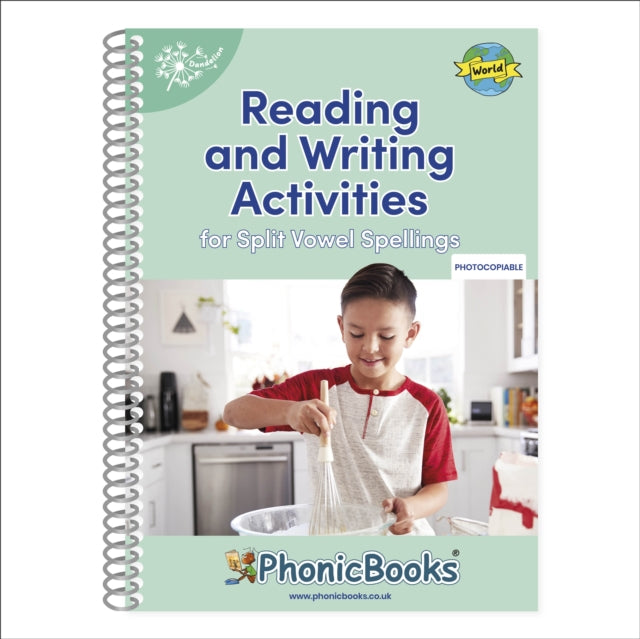 Book cover of: Phonic Books Dandelion World Split Vowel Spellings Activities. By: Phonic Books