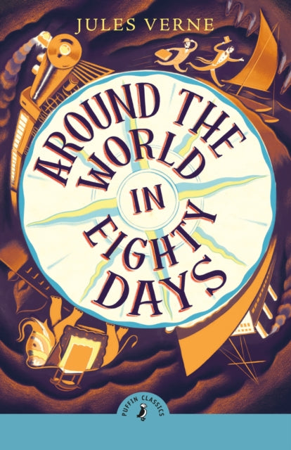 Book cover of: Around the World in Eighty Days. By: Jules Verne