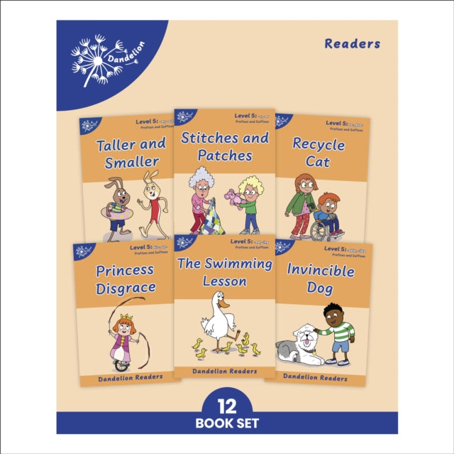 Phonic Books Dandelion Readers Level 5 Prefixes and Suffixes 9780241744338 Phonic Books