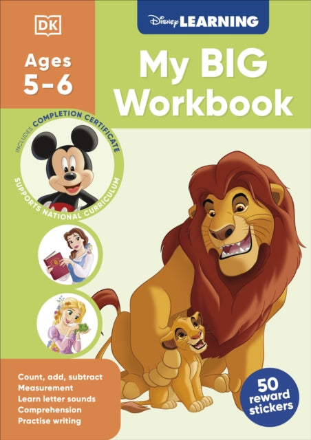 Book cover of: Disney Learning Big Workbook Ages 5-6 (Year 1)