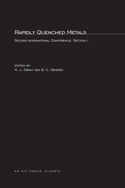 Book cover of: Rapidly Quenched Metals