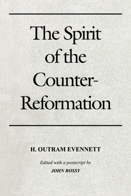 Book cover of: Spirit of the Counter-Reformation, the