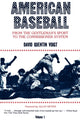 Book cover of: American Baseball. Vol. 1